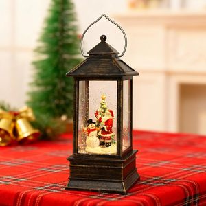 Lanterne de Noël à LED, lanterne décorative d'extérieur, petite lanterne, lampe, porte-bougie en plastique pour fête en plein air - Product Image 4