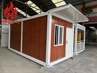 Maison mobile de luxe de 20 pieds, conteneur préfabriqué en acier, pour habitation, chambre, mini-bureau, usage en supermarché