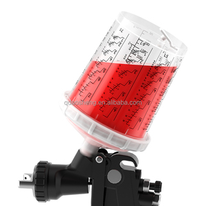 Système de gobelet pour <span class=keywords><strong>pistolet</strong></span> de <span class=keywords><strong>peinture</strong></span> sans douille, compatible directement avec le <span class=keywords><strong>pistolet</strong></span> de <span class=keywords><strong>peinture</strong></span> <span class=keywords><strong>SATA</strong></span> pour la retouche automobile - Product Image 1