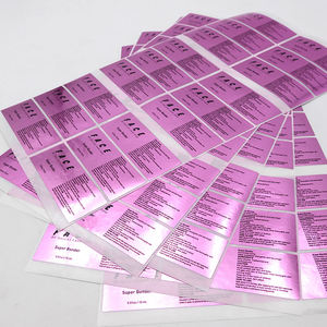 Tùy chỉnh in logo của bạn PVC riêng nhãn màu hồng làm cho Vinyl không thấm nước lá dán sản phẩm thiết kế - Product Image 6