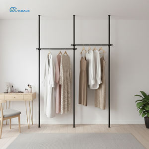 YIJIALE - Armario Abierto de Pared, Estantes de Almacenamiento, Diseño Pequeño para Niños, Acero Tubular, Armario Personalizado - Product Image 1