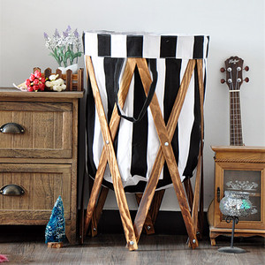 Hot Bán Giá Rẻ Bằng Gỗ Có Thể Gập Lại Giặt Hamper Phòng Ngủ Độc Đáo Ráp Giỏ Giặt - Product Image 5