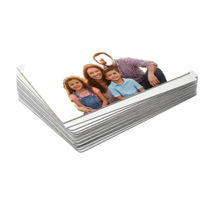 Cornice Fotografica in Metallo Elettroplaccato per Sublimazione, Spessore 0,45 MM, Bianca, Formato A3 A4, Lastra in Alluminio per Trasferimento a Caldo, Disponibile negli USA - Product Image 1
