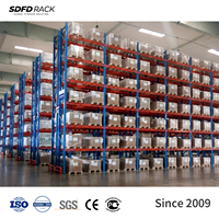 Étagères de stockage industrielles robustes, rayonnages à palettes en acier, système de rayonnage sélectif pour entrepôt
