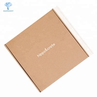 Boîte d'emballage et d'expédition personnalisée écologique en kraft pour produits cosmétiques et soins de la peau avec insert en carton ondulé