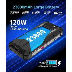 โทรศัพท์มือถือรุ่น 8849 Tank 3 Pro 5G ทนทาน ขนาดหน้าจอ 6.79 นิ้ว ระบบปฏิบัติการ Android 14 หน่วยความจำ 32GB+512GB มาตรฐานกันน้ำ IP68 พร้อมโปรเจคเตอร์ในตัว - Product Image 3