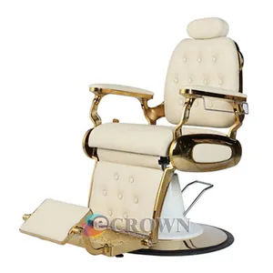 Copper chair seat leather chair stool shop salon cushion barber chair design Fitting