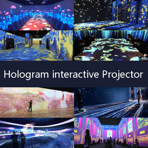 <span class=keywords><strong>Projecteur</strong></span> d'affichage hologramme interactif à LED pour bâtiment extérieur 4K 3D App Control Cartographie personnalisée Vidéo Multi-Environnement - Product Image 2