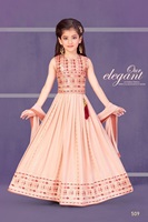 Prix d'usine direct enfants mariage princesse robe filles Sharara Styles Anarkali robe au prix de gros
