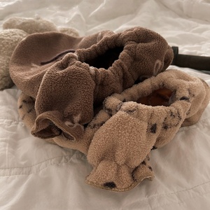 Vestito per Animali Domestici in Pile <span class=keywords><strong>con</strong></span> Stampa Orso e Cordoncino, <span class=keywords><strong>Pigiama</strong></span> Caldo Invernale per Cani e Gatti - Product Image 5