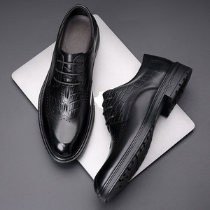 รองเท้าหนังผู้ชาย คอลเลคชั่นใหม่ 2026 หนังแท้คุณภาพพรีเมียม รองเท้าทรงบร็อก สำหรับธุรกิจและงานทางการ สไตล์วัยรุ่น ใส่สบาย ทนทาน - Product Image 5