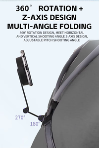 Support magnétique pliable et portable 2-en-1 pour téléphone portable, étanche et durable, en silicone et PC, pour téléphones <span class=keywords><strong>de</strong></span> 4 à 6,5 pouces - Product Image 6
