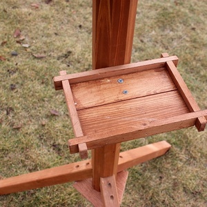 Bumo Groothandel Nieuw Ontwerp Massief Hout Vogel <span class=keywords><strong>Feeder</strong></span> Food Box Kooi Outdoor Mus Duif <span class=keywords><strong>Feeder</strong></span> Voor Balkon Tuin Park Villa - Product Image 4