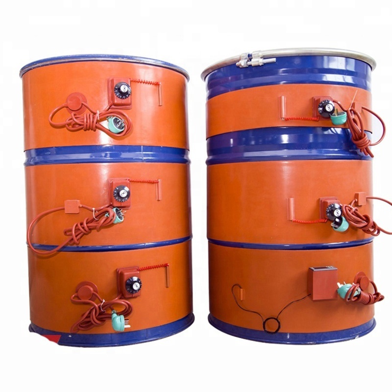 Silicone rubber electric heating plate heating belt for polyurethane polyurea drums