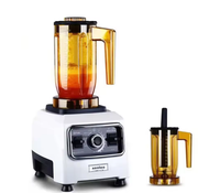 Machine à infuser le thé 4 en 1, machine à thé espresso pour bubble tea/café, mélangeur alimentaire commercial 1500W, shaker, mélangeur de lait/crème
