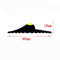 Kunden spezifische NBR PVC EPDM wasserdichte Garagentor schwelle Wetter dichtung streifen Boden Boden Gummi matte Form Flut barriere Schneiden