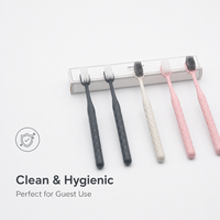 Kit dentaire pour hôtel avec brosse à dents jetable, dentifrice et emballage individuel hygiénique