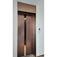 Ascensor Residencial de Estilo Moderno, 400 kg, 0.4 m/s, Puerta Automática, 3 Pisos, Elevador Pequeño para Casa