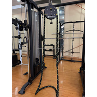 Appareil de musculation à domicile rotatif, nouvelle machine d'escalade à vitesse réglable, machine à tirer la corde, entraîneur de corde suspendue sans fin