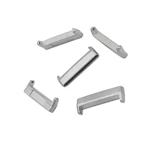 Adapter For Fitbit Vesra 3 4 Sense Stainless SteelバンドストラップConnector With Spring Bar Seamless Aluminum手首ブレスレットLinker