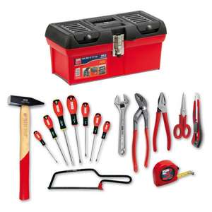 USAG - 06410015 Surtido de mantenimiento en caja de herramientas 641 A (15 Uds.) -EAN 8010239305410 Cajas de herramientas con juegos de herramientas - Product Image 2