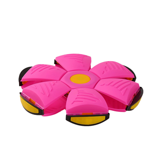 Glow-in-the-Dark Magic Flying Saucer Ball Jouet de marche élastique pour garçons et bébés <span class=keywords><strong>Foot</strong></span>-Bouncing Morphing Ball Squeeze Toys - Product Image 1