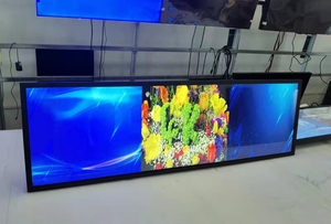 Tùy chỉnh màn hình cảm ứng rộng mini-LED Backlit IPS <span class=keywords><strong>LCD</strong></span> hiển thị Stretch bar bán lẻ kệ màn hình dải kỹ thuật số biển cạnh - Product Image 6