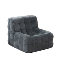 Canapé modulaire de luxe moderne marron à compression sous vide pour salon et hôtel