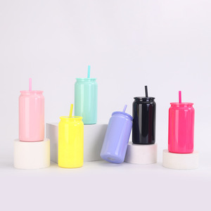 Stainless Steel <b>Insulated</b> <b>Mug</b> 12oz Double Wall Vacuum Travel Cup With Straw Portable For Outdoor Car Use - Product Image 1