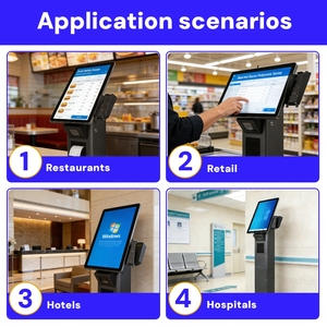 Hot Sell 21.5 Inch Indoor Desktop Ordering <strong>Kiosk</strong> Restaurant Hotel Supermarket Payment <strong>Kiosk</strong> - Product Image 2