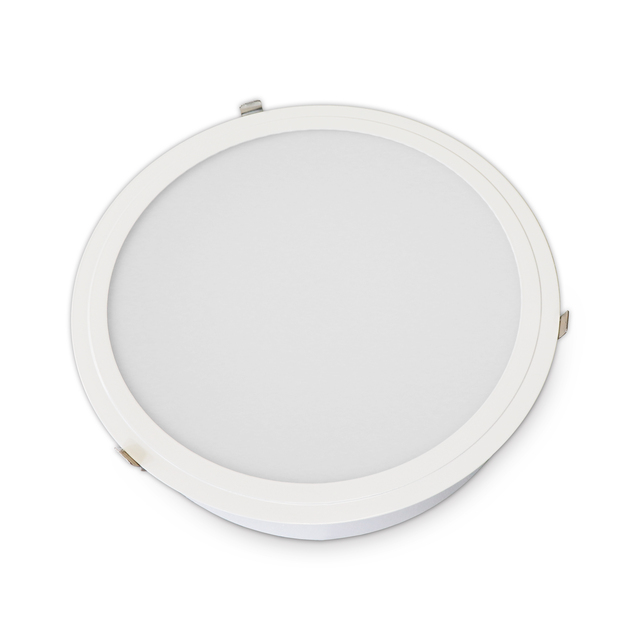 D40/60/90/120 Big Round Recessed Commercial Office Flat Panel Light Suspension Recessed Round LED Panel Light