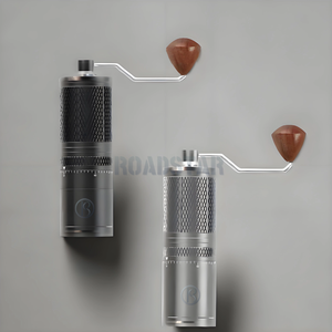 Regolazione esterna centrale all'ingrosso viaggio agitazione a mano velocità bava piatta senza fili riutilizzabile macinacaffè manuale lavabile - Product Image 4