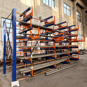 Étagères métalliques cantilever industrielles robustes, hautement efficaces et sûres, pour le stockage de tubes. - Product Image 4