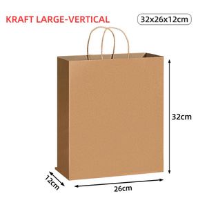 Custom <b>Takeaway</b> Carry Brown Kraft Paper Bag With Logo Food Packing Bag <b>Coffee</b> Shop Kraft Paper Bag - Product Image 5