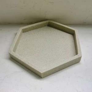 Style américain Texture de marbre Bijoux Rectangle Plateaux de rangement en vrac Logo personnalisé Réutilisable Résine Vanité Salle de bain Salon Plateau - Product Image 3