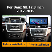 Radio de Coche con Pantalla Táctil Linux para Mercedes Benz ML W166 ML350 GL X166 2012-2015 GPS con Carplay Android Auto Airplay Mirroring