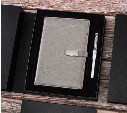 Notebook+pen-Gray
