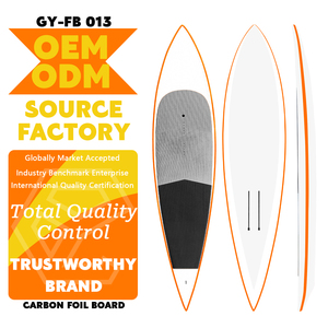 กระดานฟอยล์คาร์บอนเต็มแผ่น DW แบบ Displacement Hull สำหรับเล่น SUP ลงวินด์ในลมเบาและการเล่นฟอยล์บนคลื่น - Product Image 1