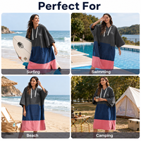 Serviette de bain légère à séchage rapide, peignoir en microfibre, poncho de surf pour la natation, la plage, les sports de plein air