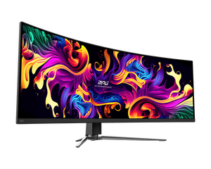 VENTE FLASH <span class=keywords><strong>MSI</strong></span> 491CQP QD-OLED MONITEUR DE JEU 49 pouces Écran <span class=keywords><strong>incurvé</strong></span> Quasi-5K OLED 144Hz 0,03ms Type-C 90W Moniteur de jeu E-sport - Product Image 1
