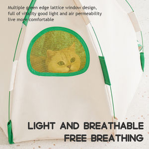 मेहराब डिजाइन छोटे कुत्तों या बिल्लियों के लिए पालतू पालतू पालतू जानवरों के लिए पोर्टेबल पालतू टेंट टेंट टेंट के बाहर सफेद कुत्ते या बिल्ली के घर - Product Image 4