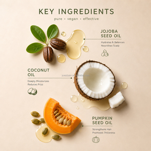 <span class=keywords><strong>Olio</strong></span> Siero per Capelli Ricci al Jojoba, <span class=keywords><strong>Cocco</strong></span> e Rosmarino con Etichetta Privata, per Controllo Crespo e Tenuta Leggera - Product Image 4