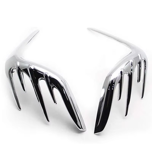 Garnitures de décoration extérieure pour haut-parleur passager de moto chromées, compatibles avec Honda <span class=keywords><strong>Goldwing</strong></span> GL1800 2006-2017 Gold Wing GL 1800 - Product Image 6