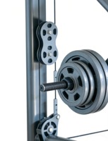 Peralatan Kebugaran Komersial ST-ES016 Mesin Lat Pulldown Depan Mesin Lateral Pull Down Peralatan Berbobot Pin