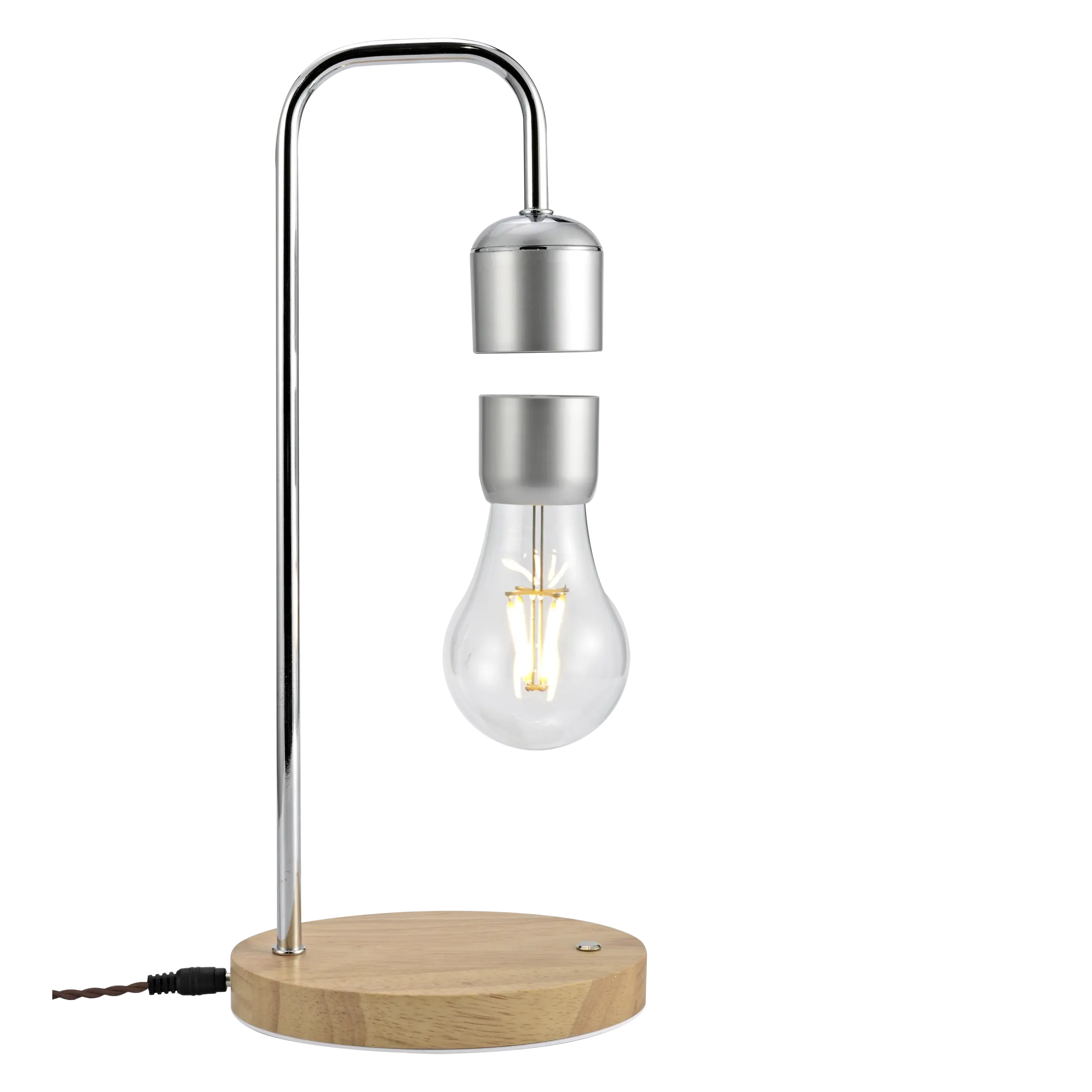 Lampadina galleggiante con piattaforma levitante lampada a levitazione magnetica di alta qualità con luce a led