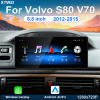 STWEI pour Volvo S80 V70 2012-2015 8,8 pouces autoradio multimédia lecteur vidéo système Android navigation Bluetooth stéréo Carplay