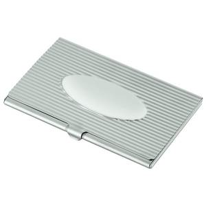 Tarjetero Ovalado con Protección RFID, de Cuero PU, para Tarjetas de Crédito y de Identificación, para Uso Laboral - Product Image 1