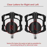 Pedales personalizados para bicicleta de montaña MTB, pedales de plataforma plana ancha de aleación de aluminio, pedales ultraligeros para ciclismo, servicio de mecanizado CNC