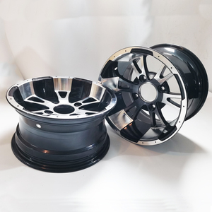 ATV UTV <span class=keywords><strong>12</strong></span> 인치 프론트 리어 타이어 허브 고 카트/골프 카트 알루미늄 합금 휠 림 12X6 12x8 - Product Image 1