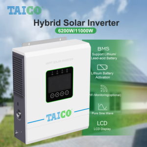 ממיר גל סינוס טהור 6000W 6200W <span class=keywords><strong>6KW</strong></span> 6.2KW ממיר סולארי 48V 51.2V ממיר לא מקושר לרשת חיבור מקבילי ממיר כוח - Product Image 5